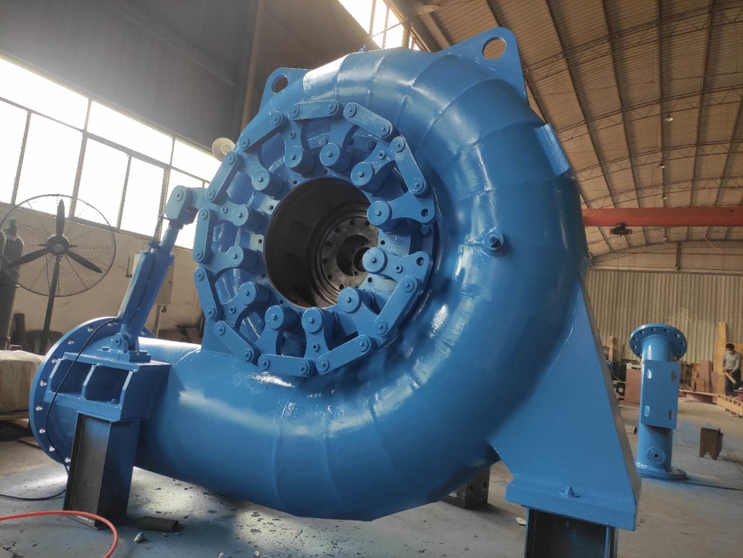 Durabilidad Generador de turbina hidráulica Operando a 450-1000 rpm Frecuencia para generación de energía a 50HZ/60HZ