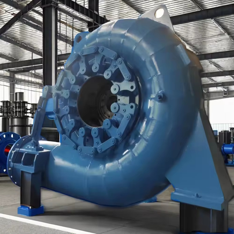 Generador de turbina Francis vertical de acero inoxidable con 400V - 10kV de tensión para la cabeza de agua Rango de 20m - 300M