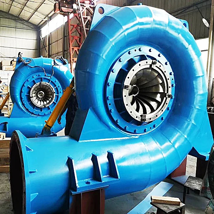 Durabilidad Generador de turbina hidráulica Operando a 450-1000 rpm Frecuencia para generación de energía a 50HZ/60HZ