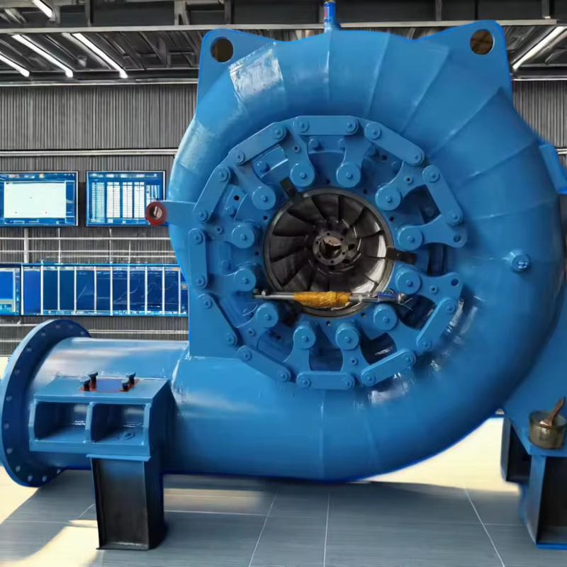 Capacidad de acero Kaplan Turbina hidráulica Francis Turbina hidráulica Modelo personalizado para 200kw-20mw Escala de potencia