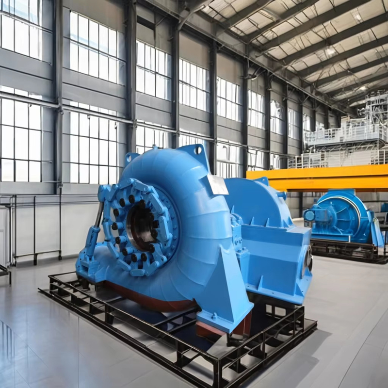 Generador de turbina hidráulica de alta durabilidad para frecuencia 50HZ/60HZ y cabeza de agua 5m-500m