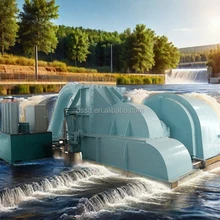 Generador de energía de turbina Pelton de 100kw-50mw 50/60Hz con cabeza alta