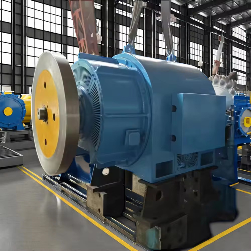 5T-50T Generador de turbina de Pelton personalizado con enfriamiento por aceite de aire y excitación de tiristor