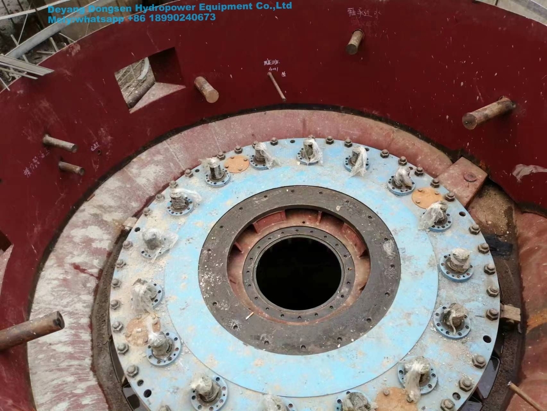 90-96% de eficiencia Generador de turbina hidráulica para la energía hidroeléctrica 5m-500m Cabeza de agua 450-1000 RPM