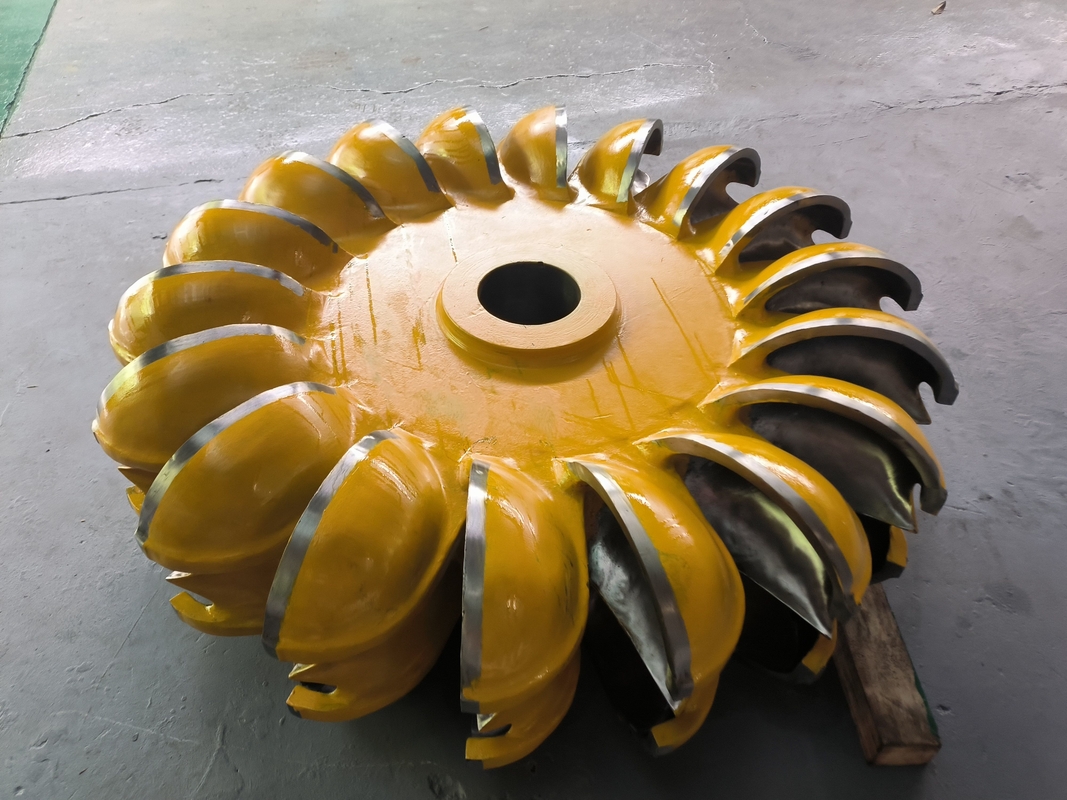 Corredor de turbina hidráulica de precisión con hoja cambiable Anticorrosión con acero inoxidable o acero al carbono