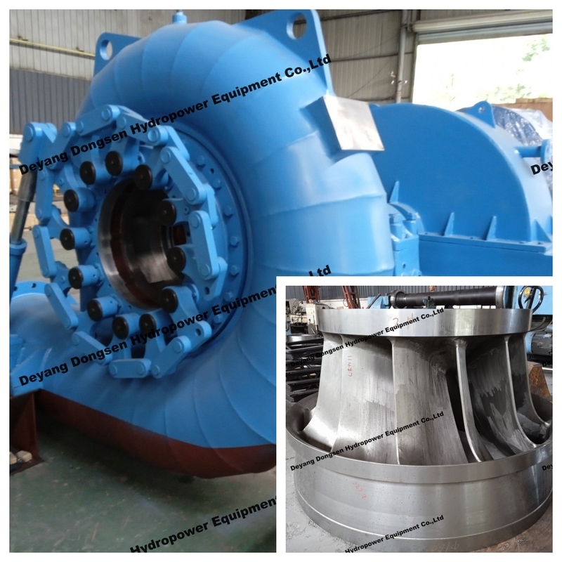 Generador de turbina Francis vertical ajustable de 450-1000 RPM para cabezas de agua baja de 20-300M