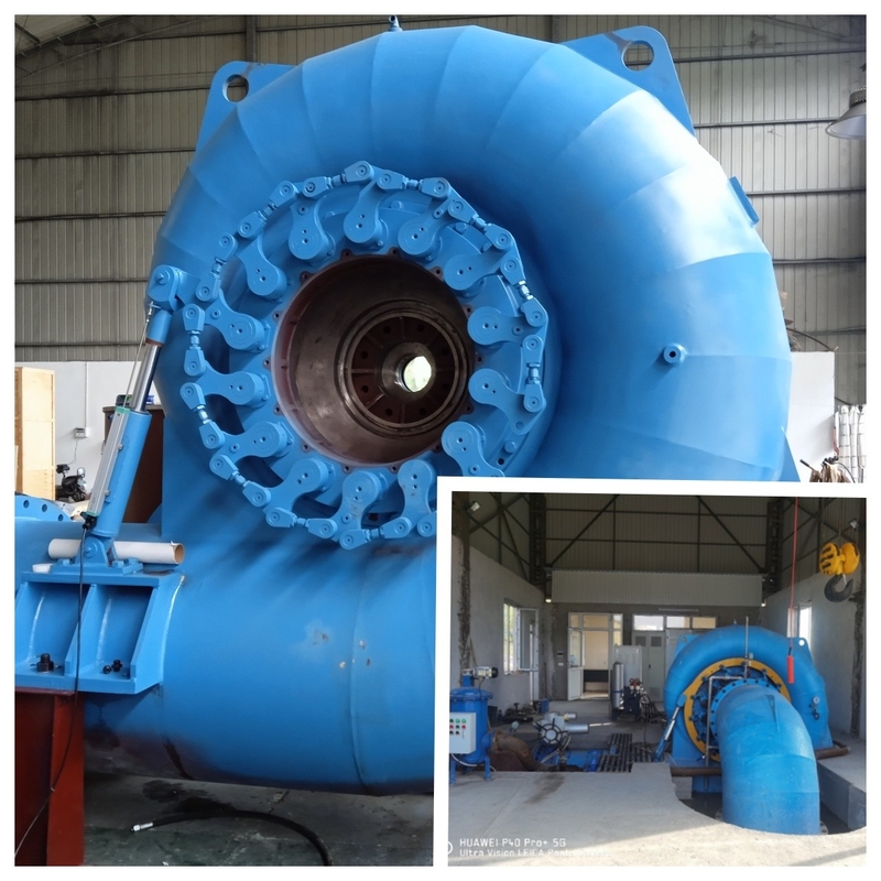 Generador de turbina de agua Francis de 1000 kW vertical u horizontal con control automático