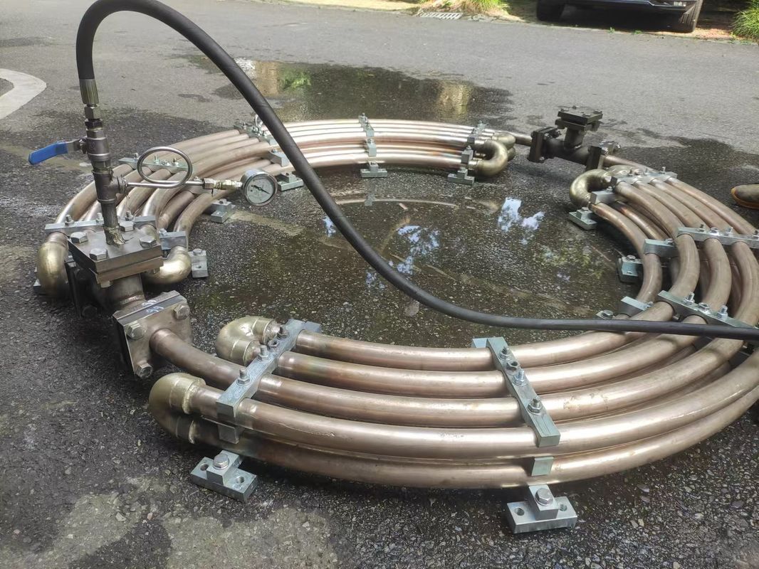 Rango de temperatura de funcionamiento 0-80 °C Enfriador de aceite aire 500x500x500 mm Unidad de turbina hidráulica Enfriador de aceite y solución de refrigeración