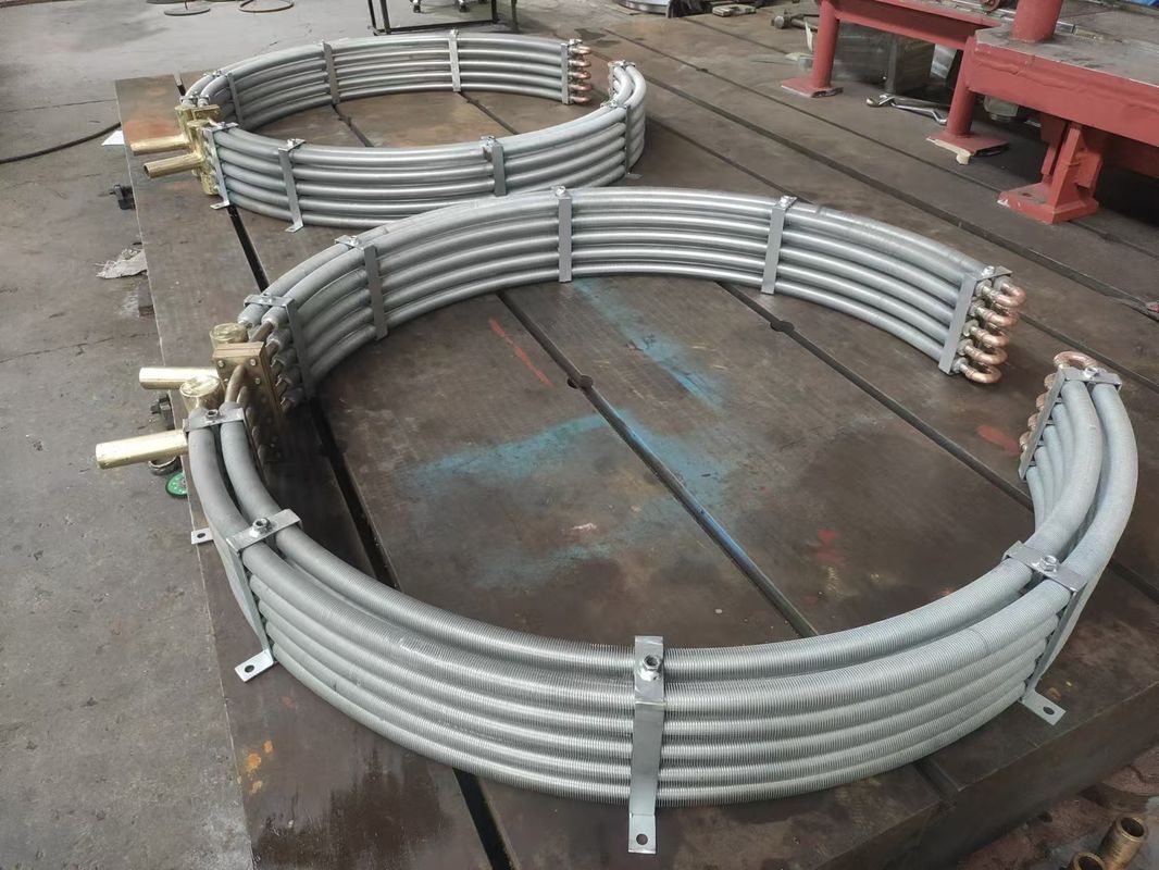 Rango de temperatura de funcionamiento 0-80 °C Enfriador de aceite diseñado para manejo de aceite de 10-100 kg Proporcionando refrigeración y estabilidad del sistema