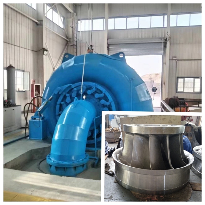 Generador de turbina hidráulica pequeña 50HZ/60HZ ecológico para cabecera de agua baja 5-500m