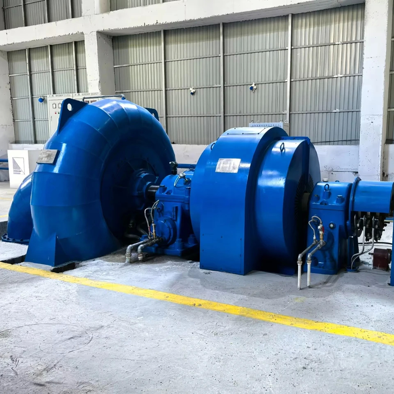 200kw-20mw Generador de turbina de agua Excitación sin escobillas Instalación vertical / horizontal
