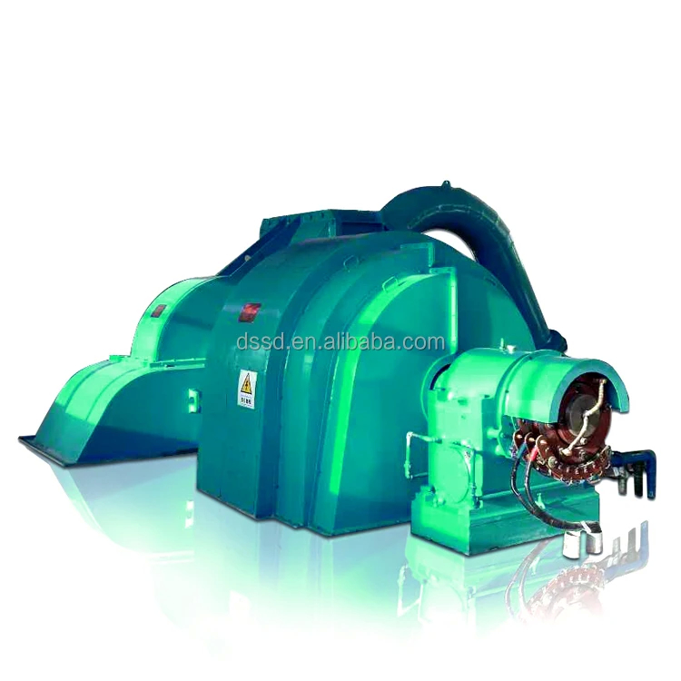 Turbina de Pelton para centrales hidroeléctricas Capacidad de 5-50t Frecuencia nominal 50/60Hz Modo de excitación sin escobillas o tiristor