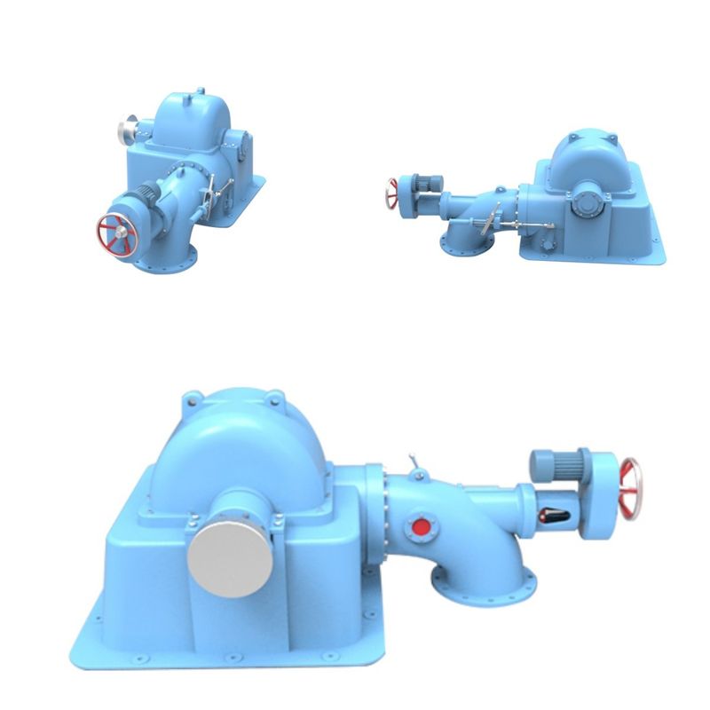 2000-10000kg Generador de turbina Turgo diseñado para la tasa de flujo 109 metros cúbicos por segundo Rango de potencia 500 kilovatios a 70 megavatios de producción de energía