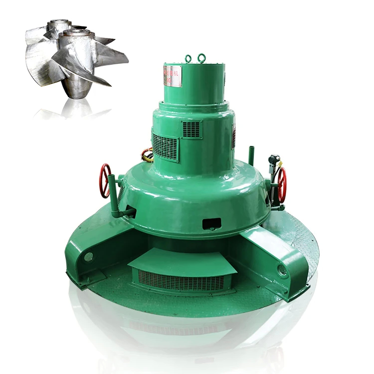 Velocidad nominal Generador de turbina hidroeléctrica Kaplan de acero inoxidable para generación de energía sostenible