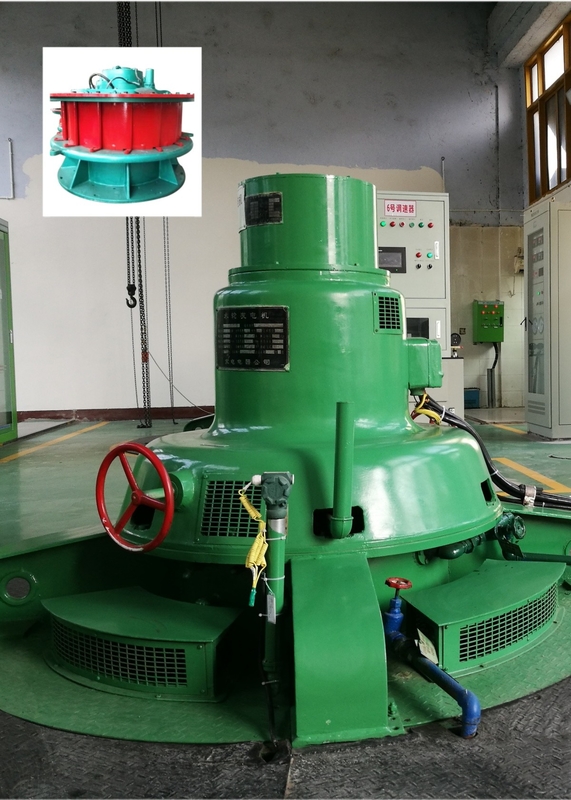 Generación de energía ecológica Corredor de acero inoxidable Generador hidroeléctrico de turbina de agua Kaplan con velocidad nominal de 100-1500 r/min