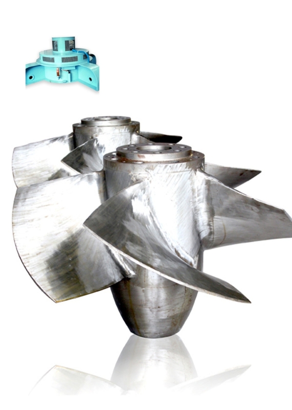 Diámetro del corredor del generador de la turbina hidráulica de Kaplan personalizado 0,6-2m para salida