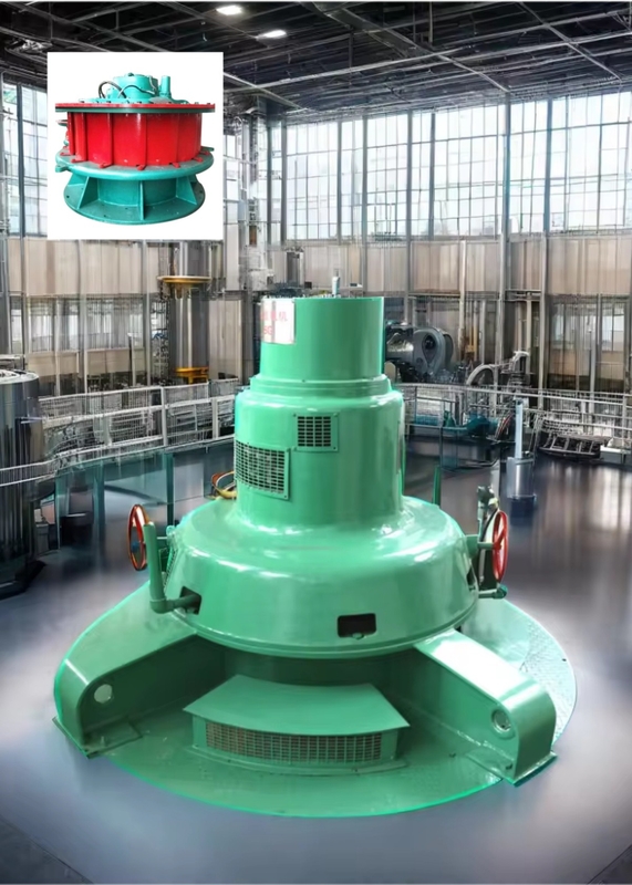 Diámetro del corredor del generador de la turbina hidráulica de Kaplan personalizado 0,6-2m para salida