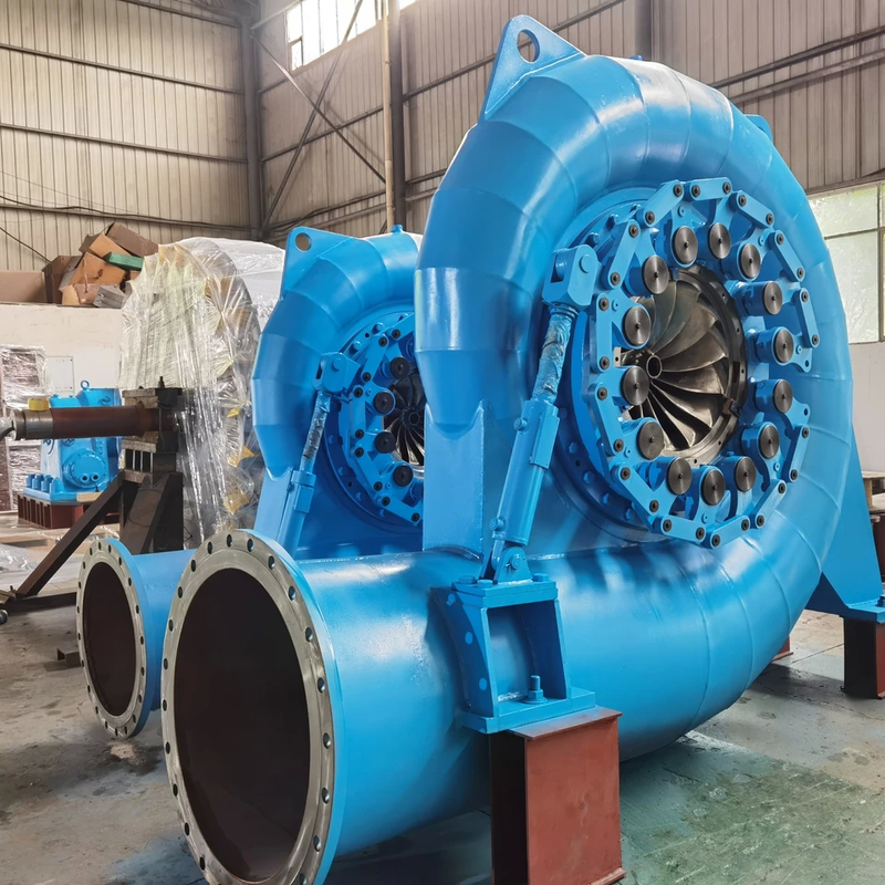 Generador de turbina hidráulica de 50 Hz con una eficiencia del 88-96% y una alta capacidad de 300kw-20mw