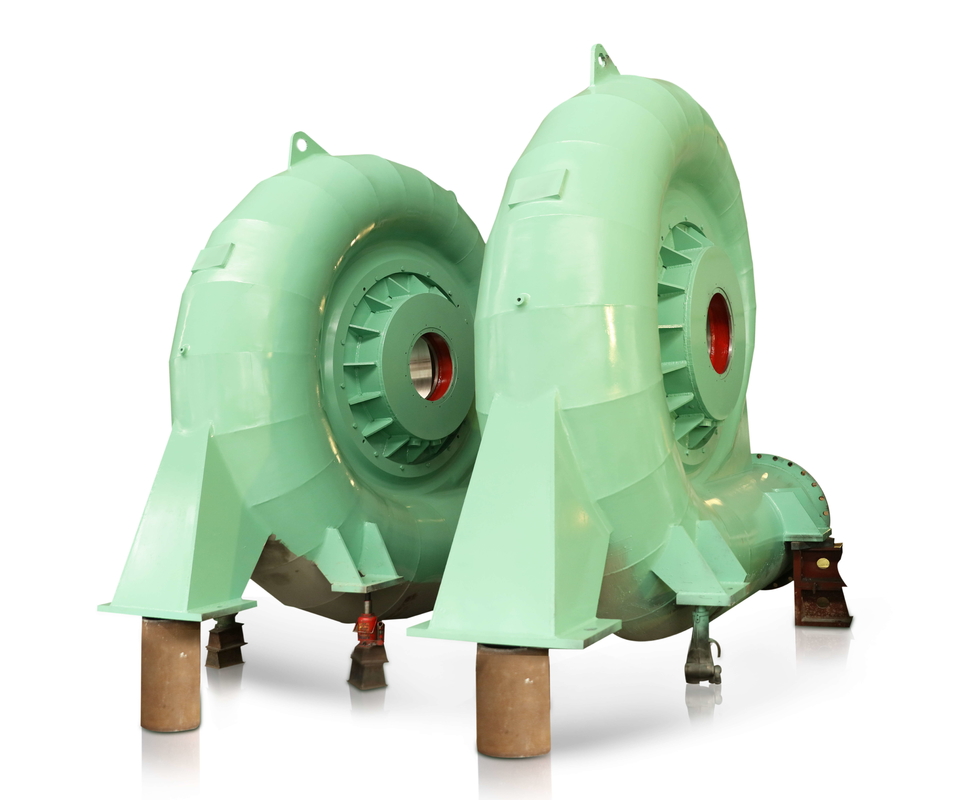 Alta durabilidad Turbinas hidroeléctricas Generador hidroeléctrico para cabeza de agua Rango de 20m-200m