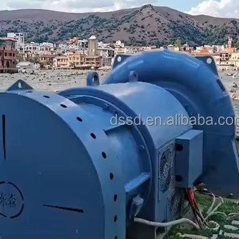 Mantiene una eficiencia del 85% a 40-110% de variación de carga Eficiencia de las turbinas hidroeléctricas Voltagem nominal 400V 600V 800V 11KV 13.8KV