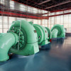 Sistema de control de automatización sostenible Francis Generador de turbina hidroeléctrica para potencia nominal 300kw-20MW en energía renovable