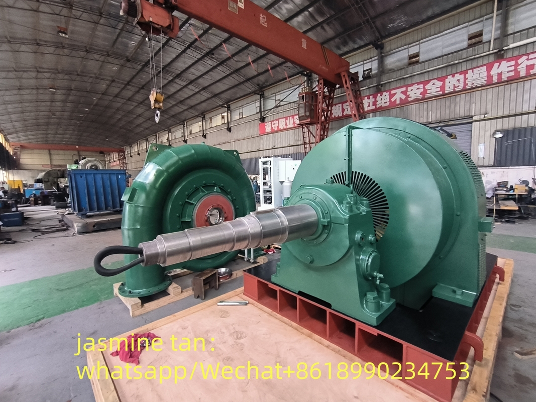 Generador de turbina de agua de control automático para generación de energía Rango de velocidad 150RPM-1000RPM