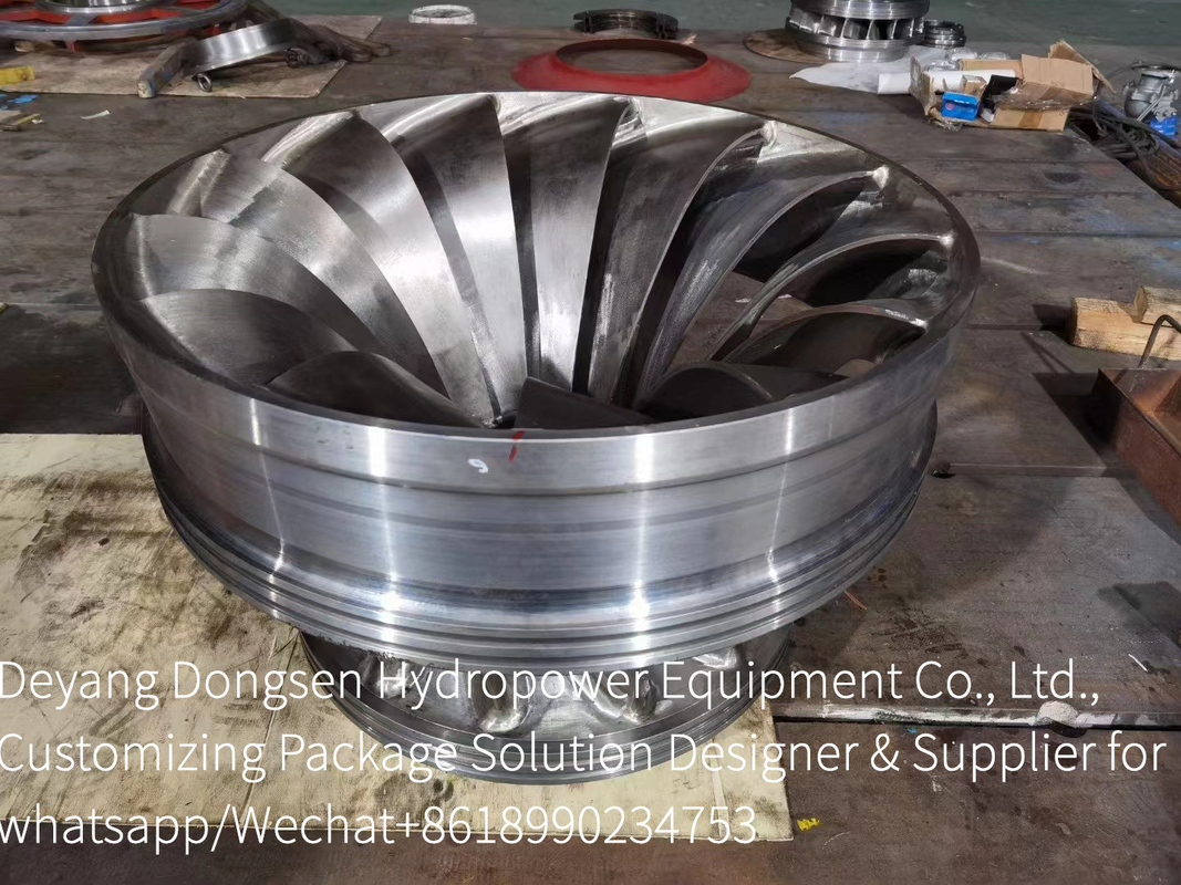 Turbina de energía hidroeléctrica de acero inoxidable para la producción de energía ecológica y sostenible