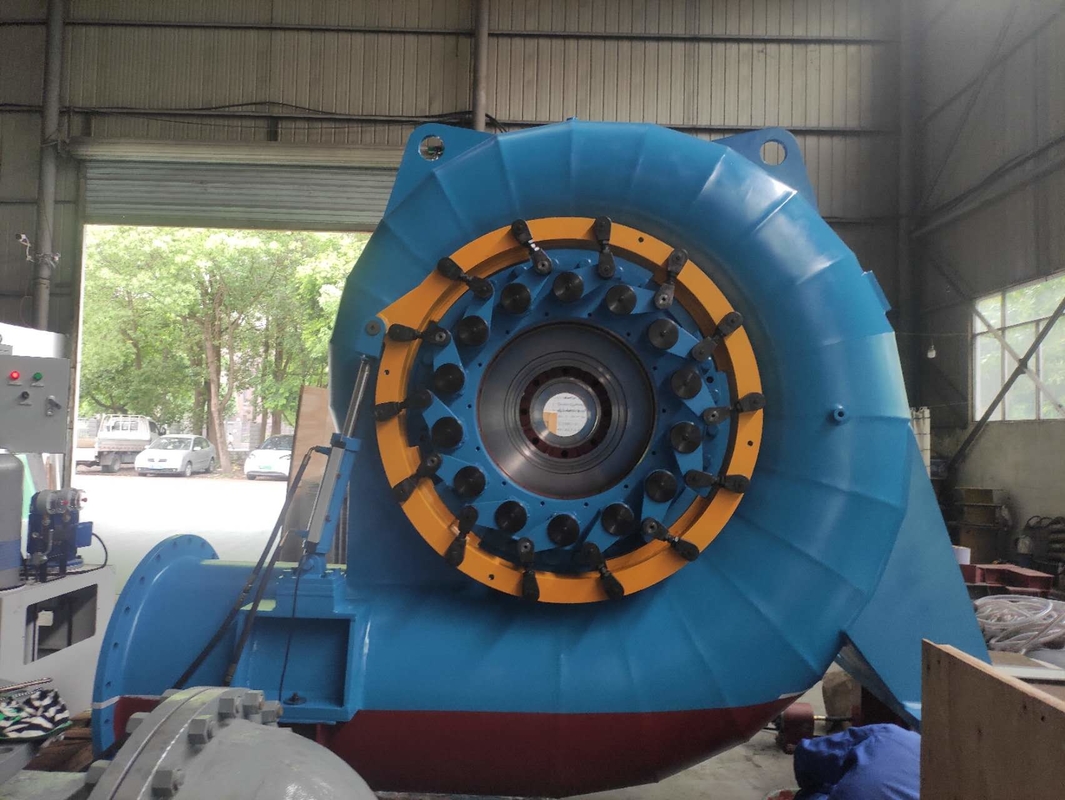 Generador de turbina hidroeléctrica de 100KW-3MW con válvula de mariposa y regulador de microcomputadora hidráulico de alto rendimiento