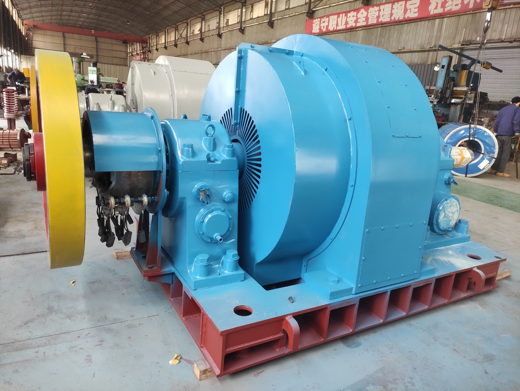 Generador de turbina hidroeléctrica de 100KW-3MW con válvula de mariposa y regulador de microcomputadora hidráulico de alto rendimiento