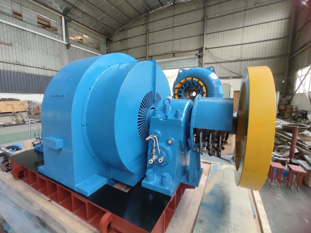Generador de turbina hidráulica Francis de 400 V con sistema de control y protección personalizado