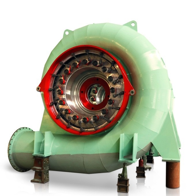 Turbina hidráulica Francis con corredor de acero inoxidable con una vida útil de 30 a 50 años y rendimiento superior