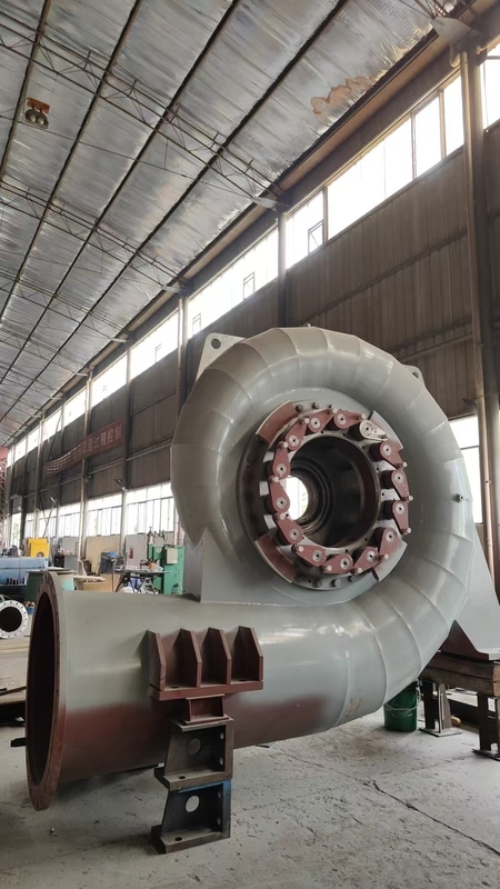 Modelo de diseño horizontal o vertical Turbina de energía hidroeléctrica Generador síncrono Tipo para aplicaciones industriales