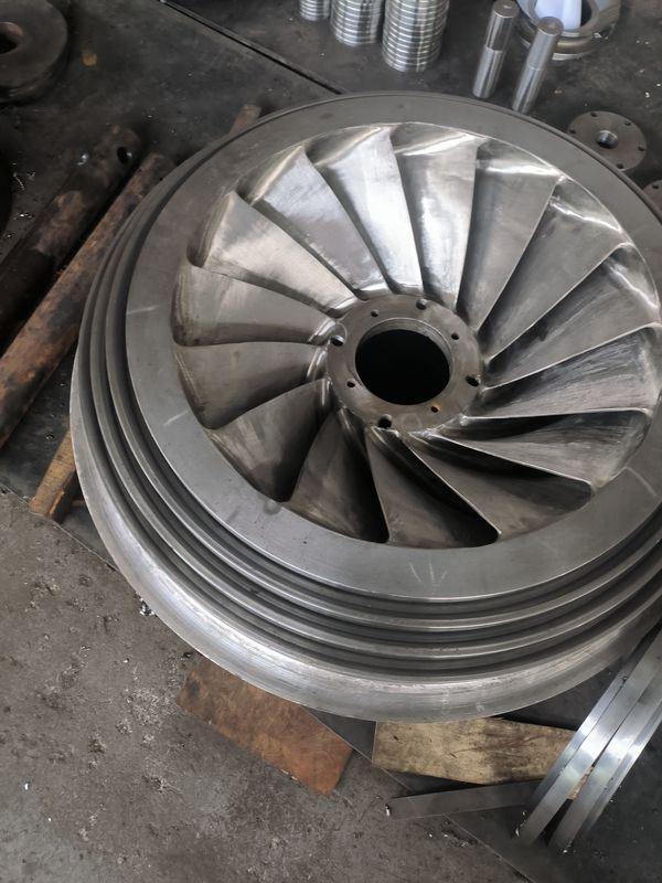 Diámetro de entrada personalizado 1-5 metros Corredor de turbina hidráulica con velocidad nominal del rotor 100 rpm 200 rpm 300 rpm 500 rpm 1000 rpm