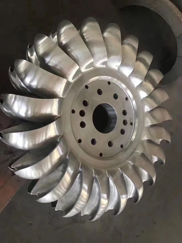 Diámetro de entrada personalizado 1-5 metros Corredor de turbina hidráulica con velocidad nominal del rotor 100 rpm 200 rpm 300 rpm 500 rpm 1000 rpm