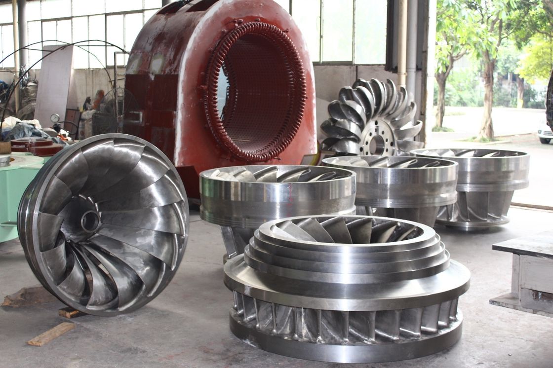 Diámetro de entrada personalizado 1-5 metros Corredor de turbina hidráulica con velocidad nominal del rotor 100 rpm 200 rpm 300 rpm 500 rpm 1000 rpm