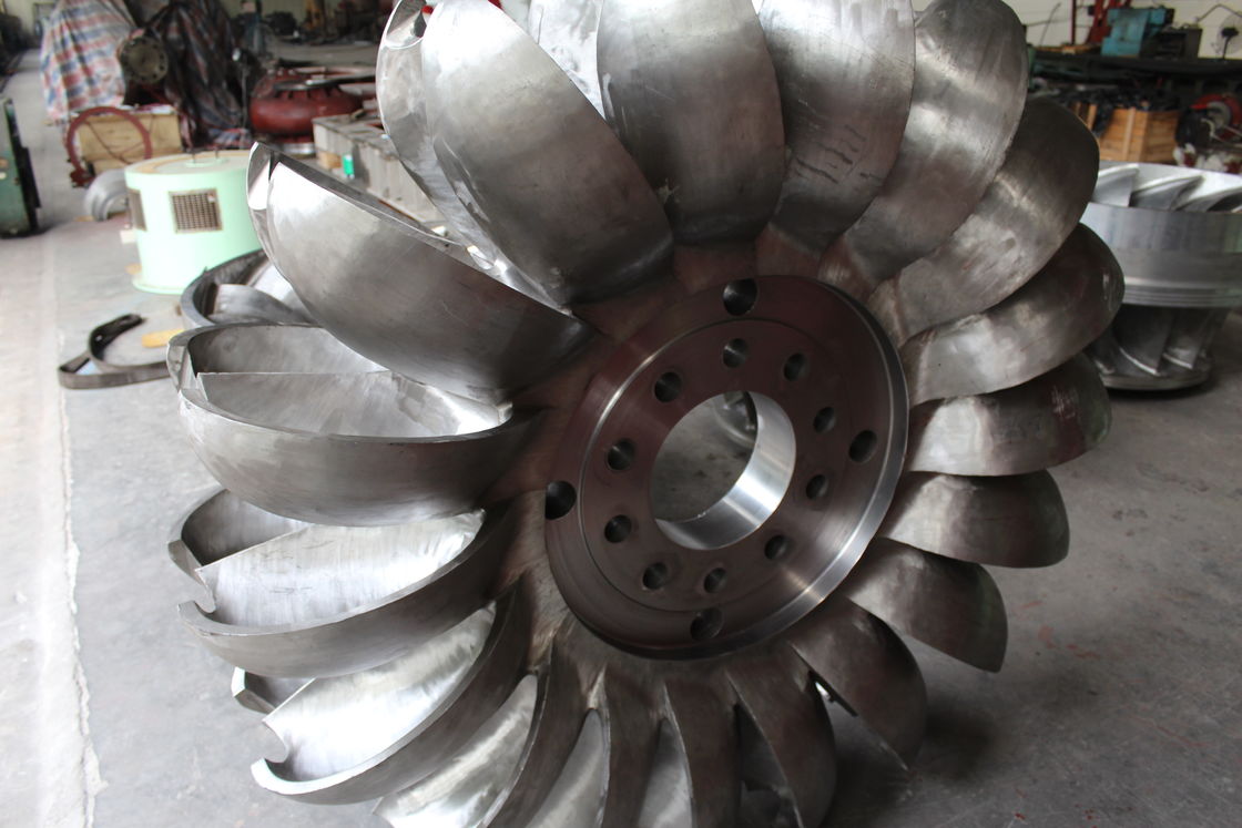 Diámetro de entrada personalizado 1-5 metros Corredor de turbina hidráulica con velocidad nominal del rotor 100 rpm 200 rpm 300 rpm 500 rpm 1000 rpm