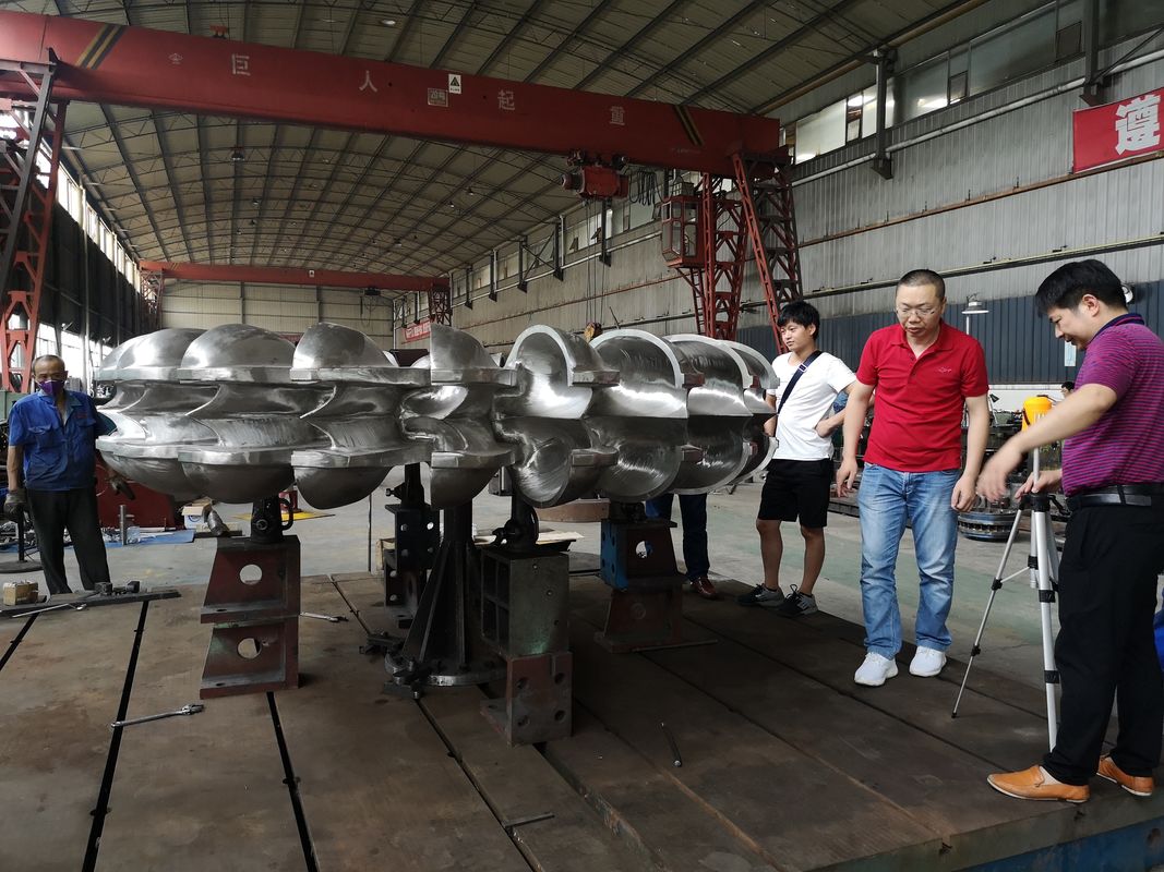 Diámetro de entrada personalizado 1-5 metros Corredor de turbina hidráulica con velocidad nominal del rotor 100 rpm 200 rpm 300 rpm 500 rpm 1000 rpm