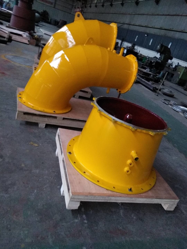 Cuchilla de aleación de aluminio Diseño horizontal o vertical Turbina hidroeléctrica para 100kw-20mw de eficiencia de rango de potencia