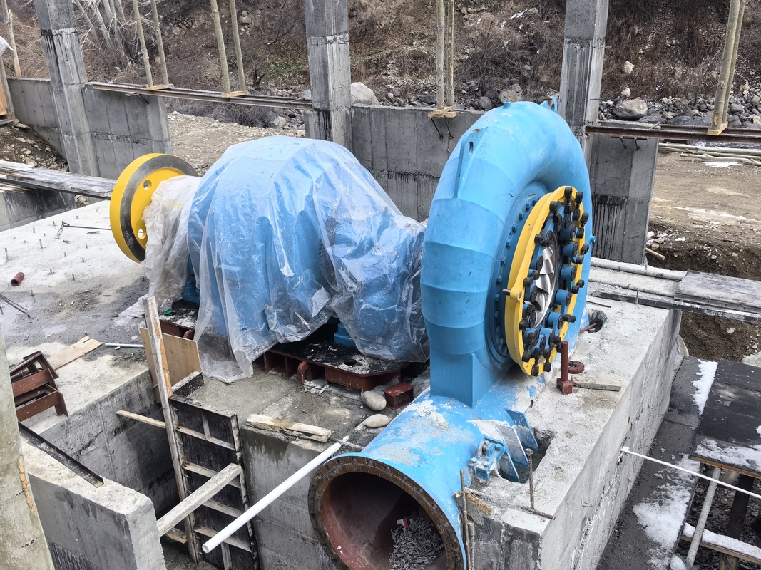 150RPM-1000RPM Rango de velocidad Generador de turbina de agua Bajo nivel de ruido ≤80dB y larga vida útil Más de 30 años