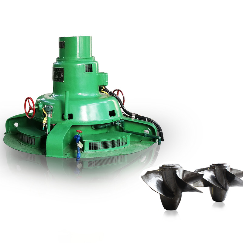 Turbina hidráulica de potencia de agua con ancho de pala y rango de velocidad personalizados de 150RPM-1000RPM para la utilización sostenible de los recursos hídricos