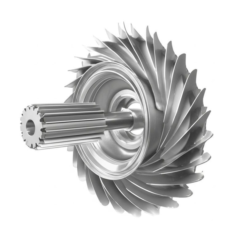Flujo de diseño personalizable 0.48 M3/s a 1.23 M3/s Turbina Pelton con generador para centrales hidroeléctricas