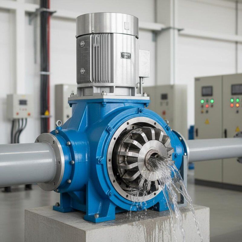 400-600 mm Diámetro del tubo Generador de turbina Turgo Equipo hidroeléctrico diseñado para maximizar la producción de energía y la fiabilidad