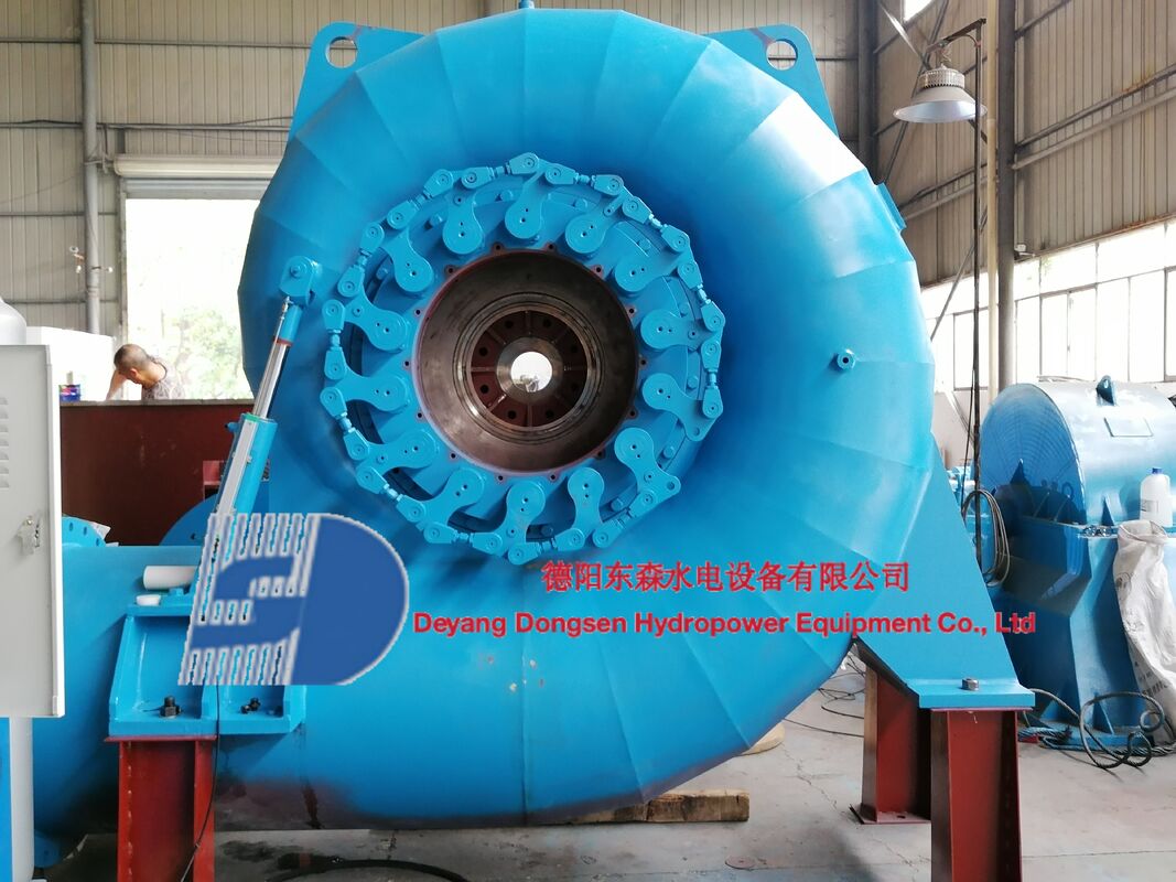 Turbina Generador Francis con Control Automático en Disposición Horizontal o Vertical y Velocidad Nominal de 450-1000 RPM para Generación de Energía