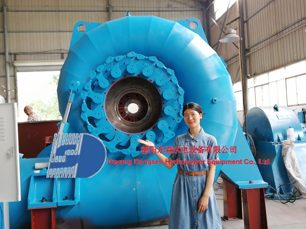 Turbina Generador Francis con Control Automático en Disposición Horizontal o Vertical y Velocidad Nominal de 450-1000 RPM para Generación de Energía