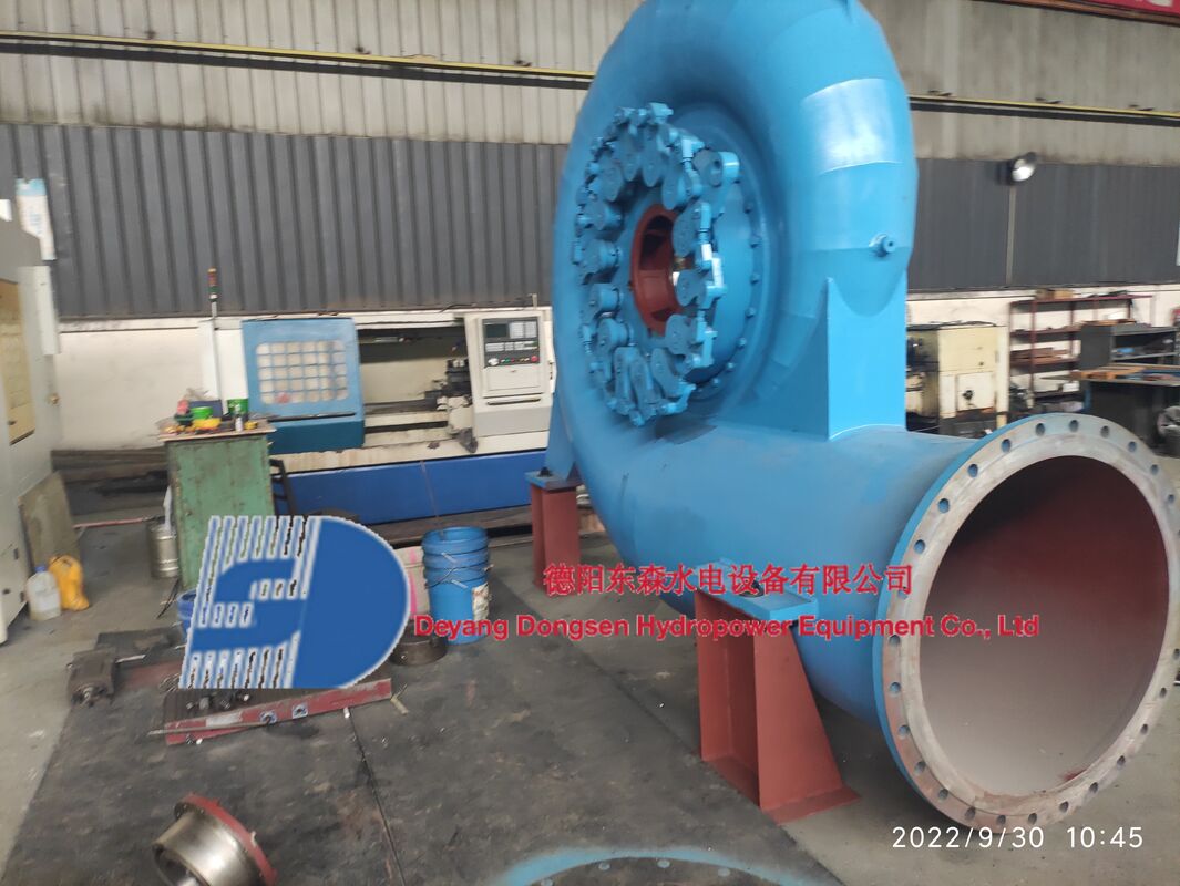 Turbina Generador Francis con Control Automático en Disposición Horizontal o Vertical y Velocidad Nominal de 450-1000 RPM para Generación de Energía