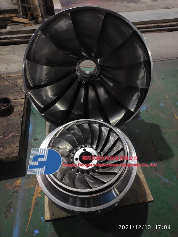 Corredor de turbina hidráulica de acero inoxidable con dimensiones de cuchillas personalizables para aplicaciones hidroeléctricas de 1 a 10 MW