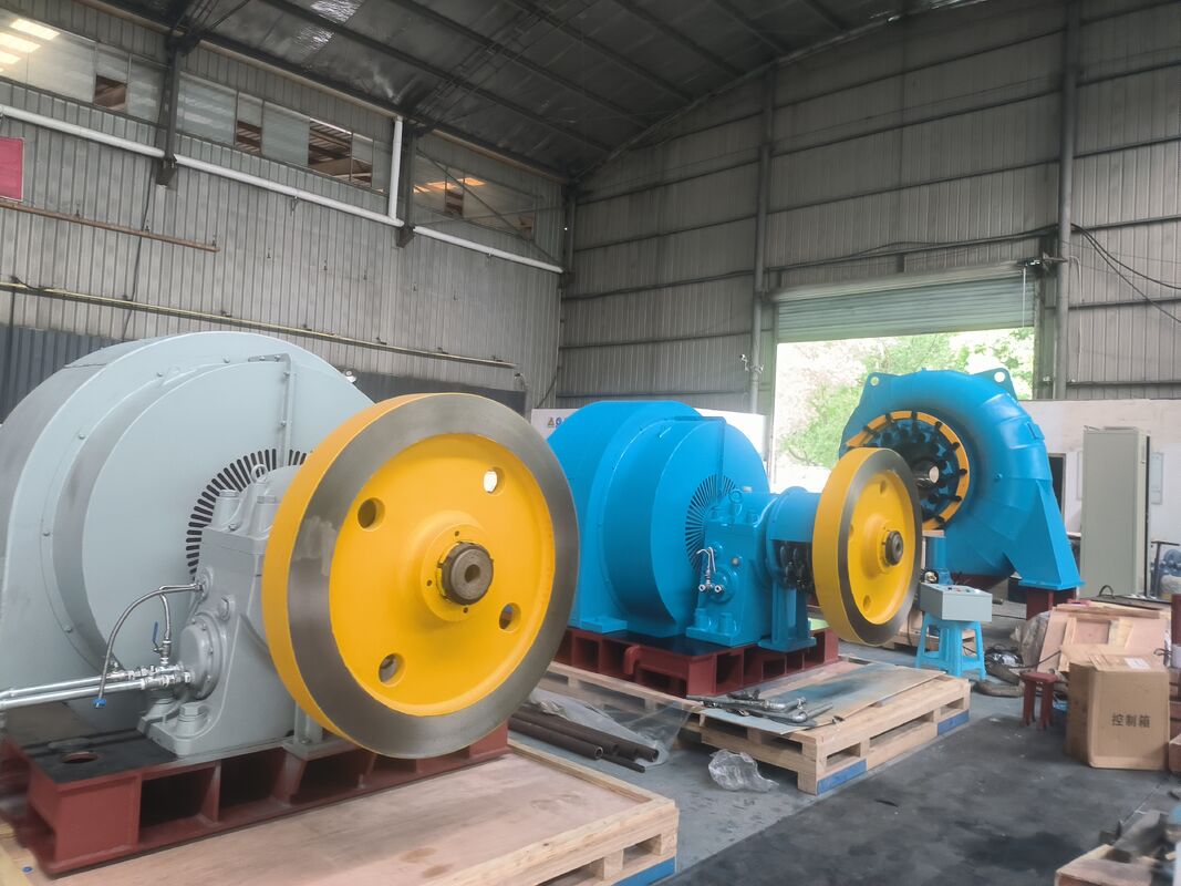 Turbina Generador Francis con Control Automático en Disposición Horizontal o Vertical y Velocidad Nominal de 450-1000 RPM para Generación de Energía