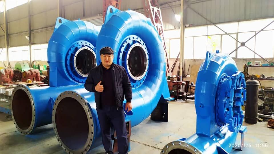 Turbina Generador Francis con Control Automático en Disposición Horizontal o Vertical y Velocidad Nominal de 450-1000 RPM para Generación de Energía