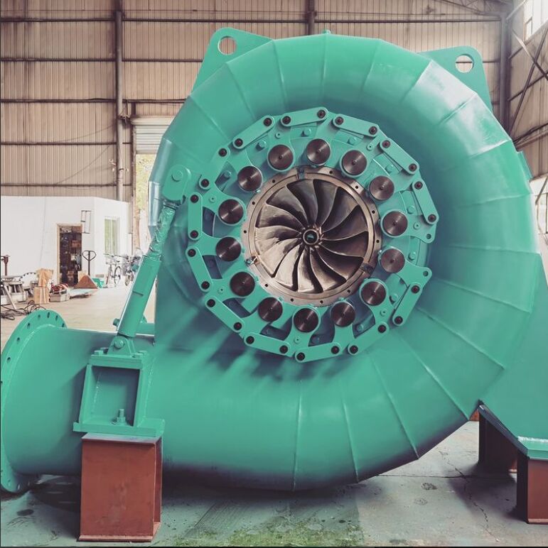 Turbina Generador Francis con Control Automático en Disposición Horizontal o Vertical y Velocidad Nominal de 450-1000 RPM para Generación de Energía