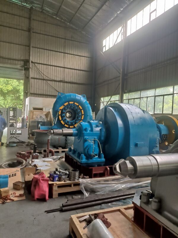 Turbina Generador Francis con Control Automático en Disposición Horizontal o Vertical y Velocidad Nominal de 450-1000 RPM para Generación de Energía